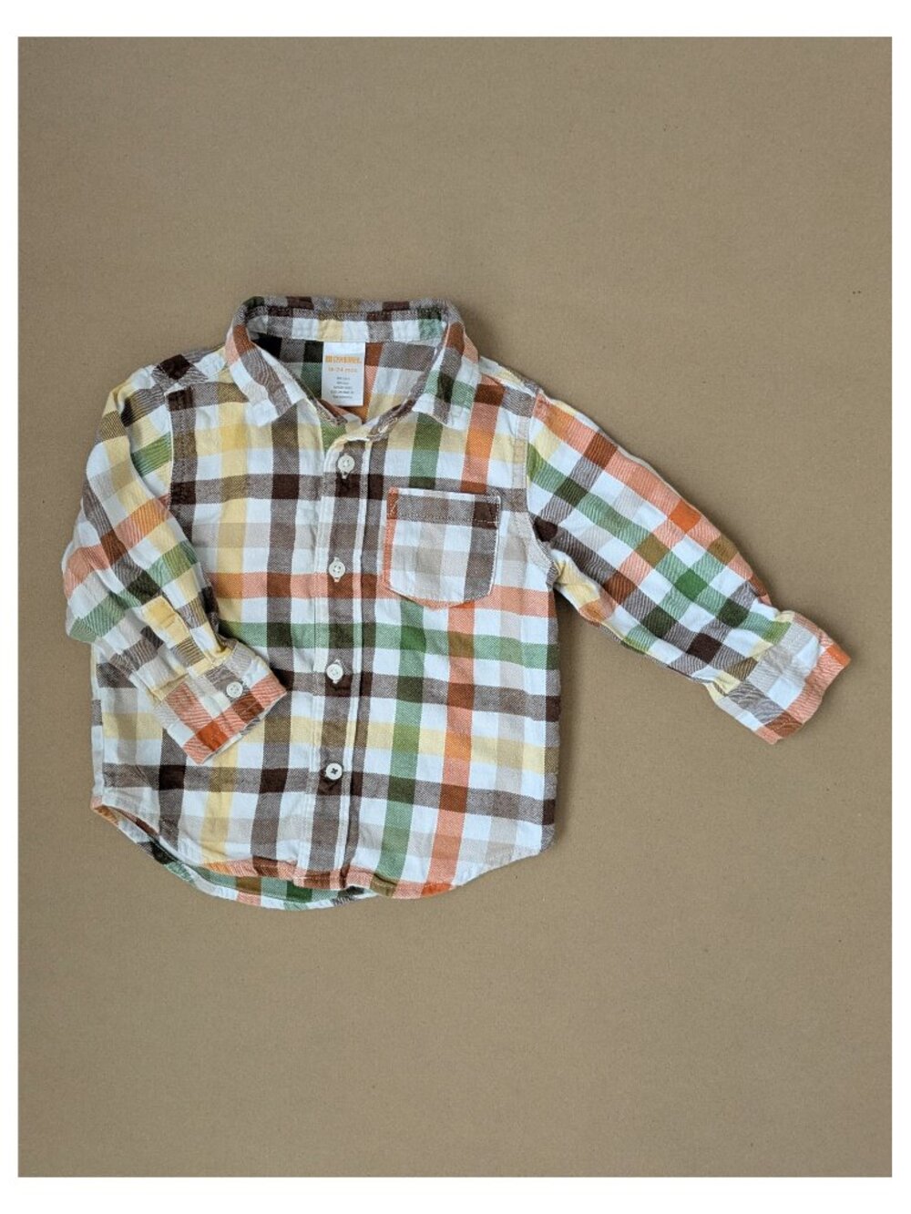 Gymboree Cotton Plaid Button-Up Shirt